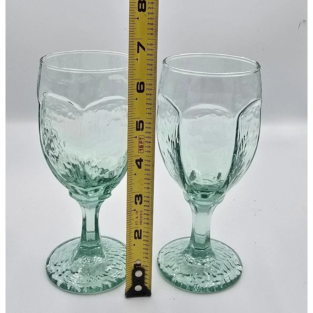 Libbey pair seafoam